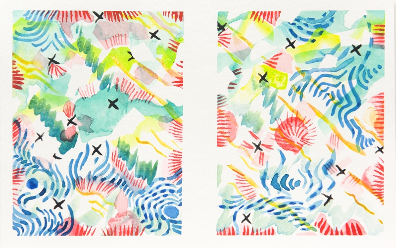 Urchins and Anenomes by artist Melissa Wen Mitchell